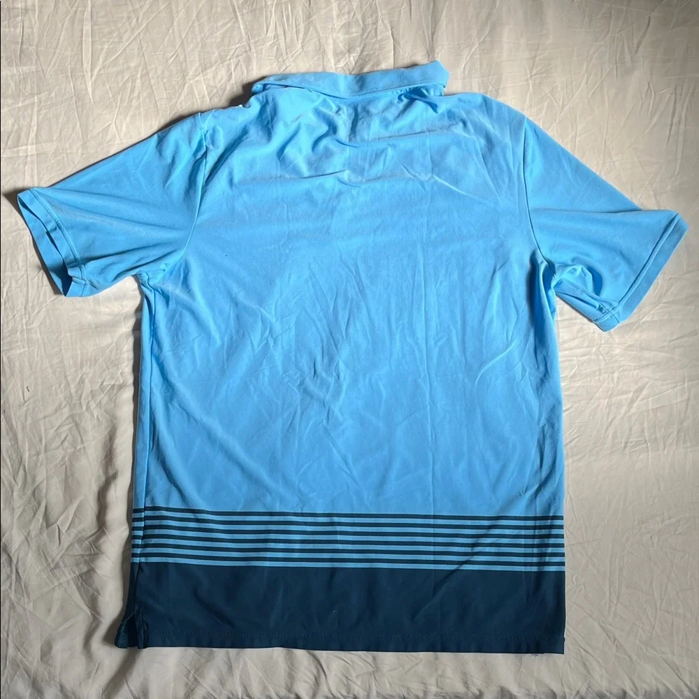 Nike Men's Dri-Fit Light Blue Golf Polo Shirt Large